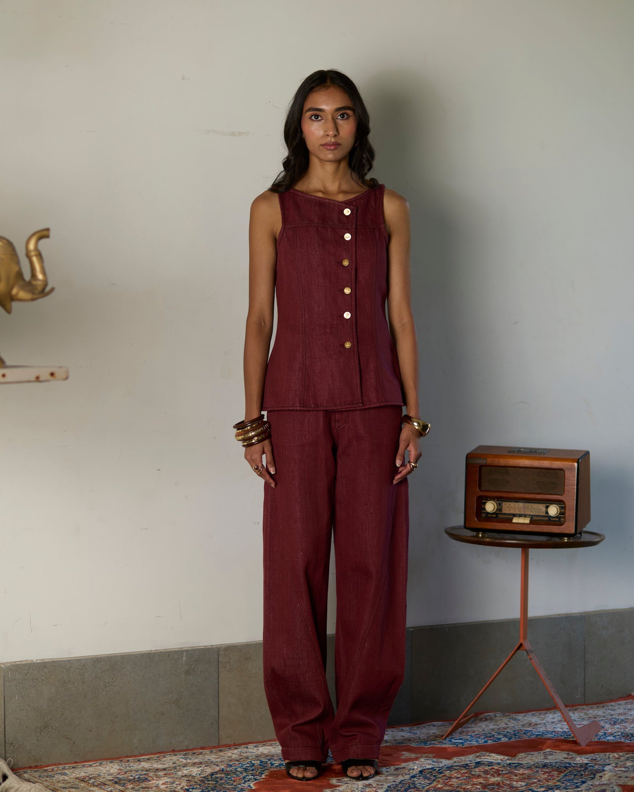 Gulnar Vest Top
