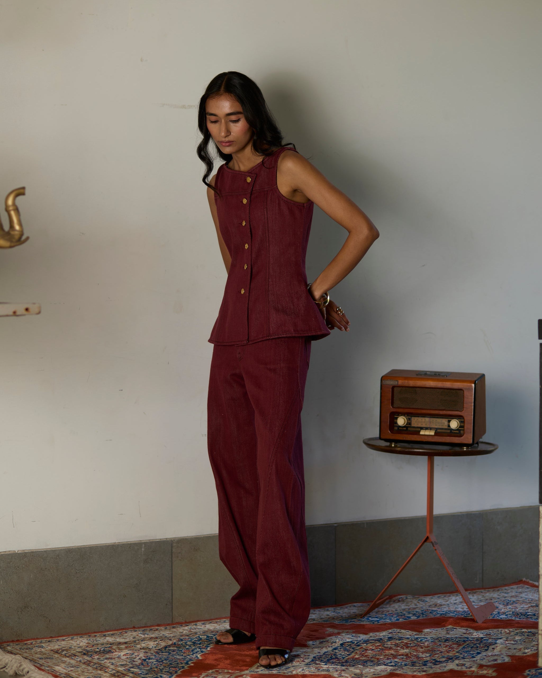 Gulnar Vest Top