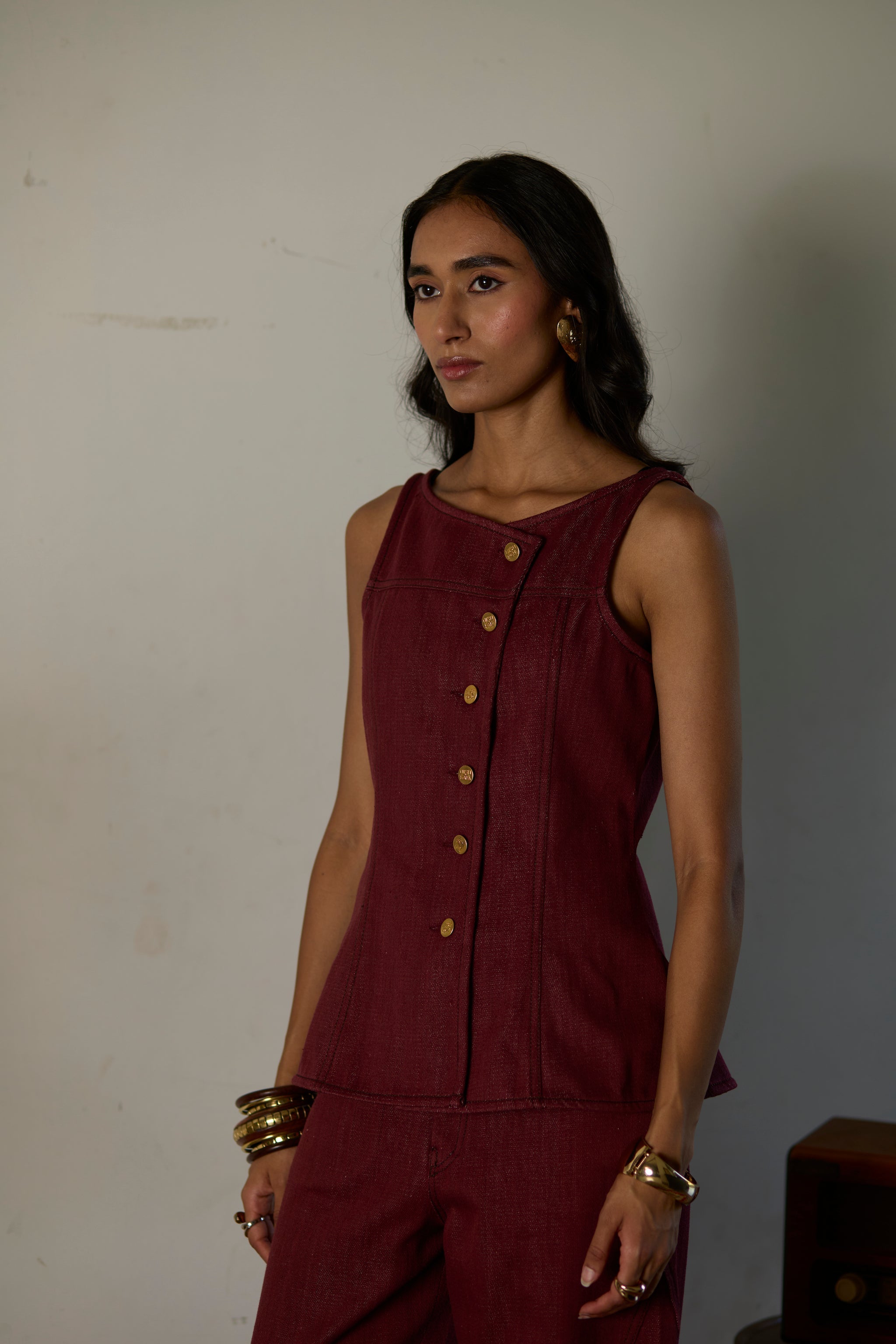 Gulnar Vest Top