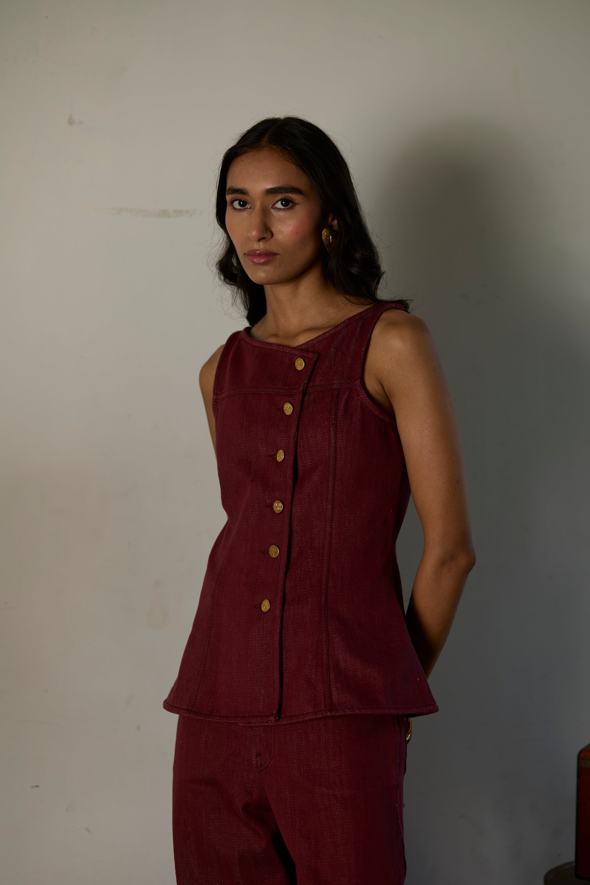 Gulnar Vest Top