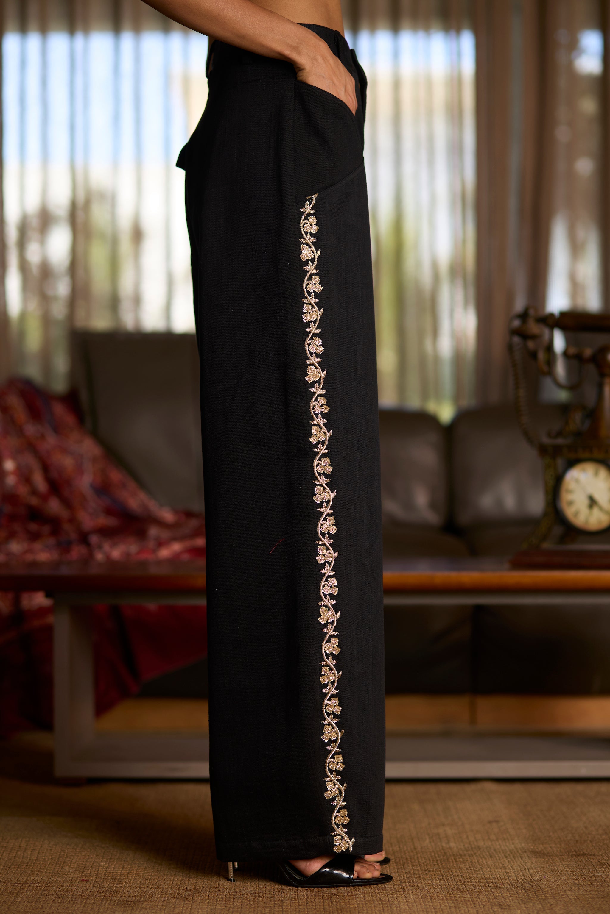 Bakula Zardosi Jeans