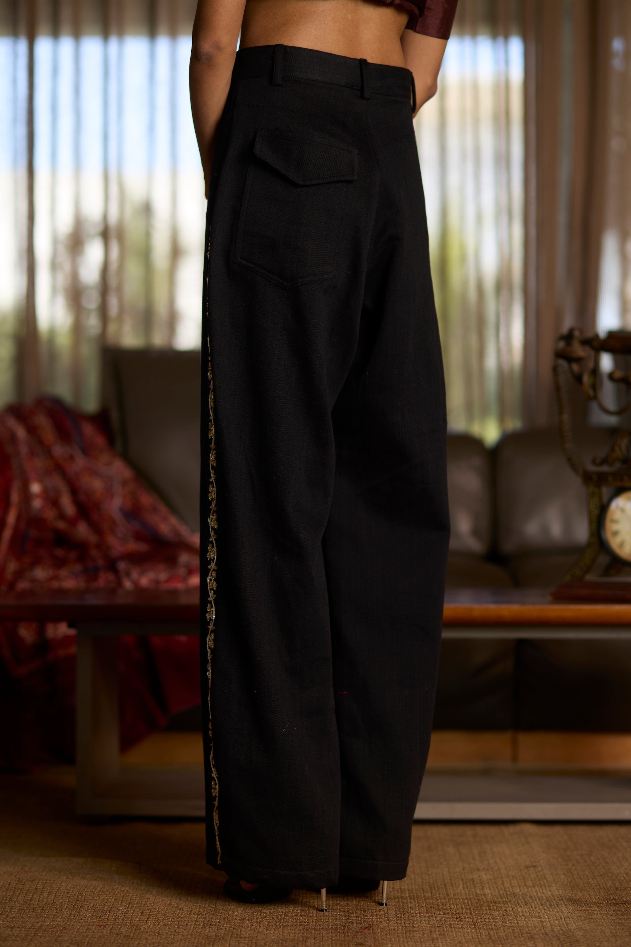 Bakula Zardosi Jeans