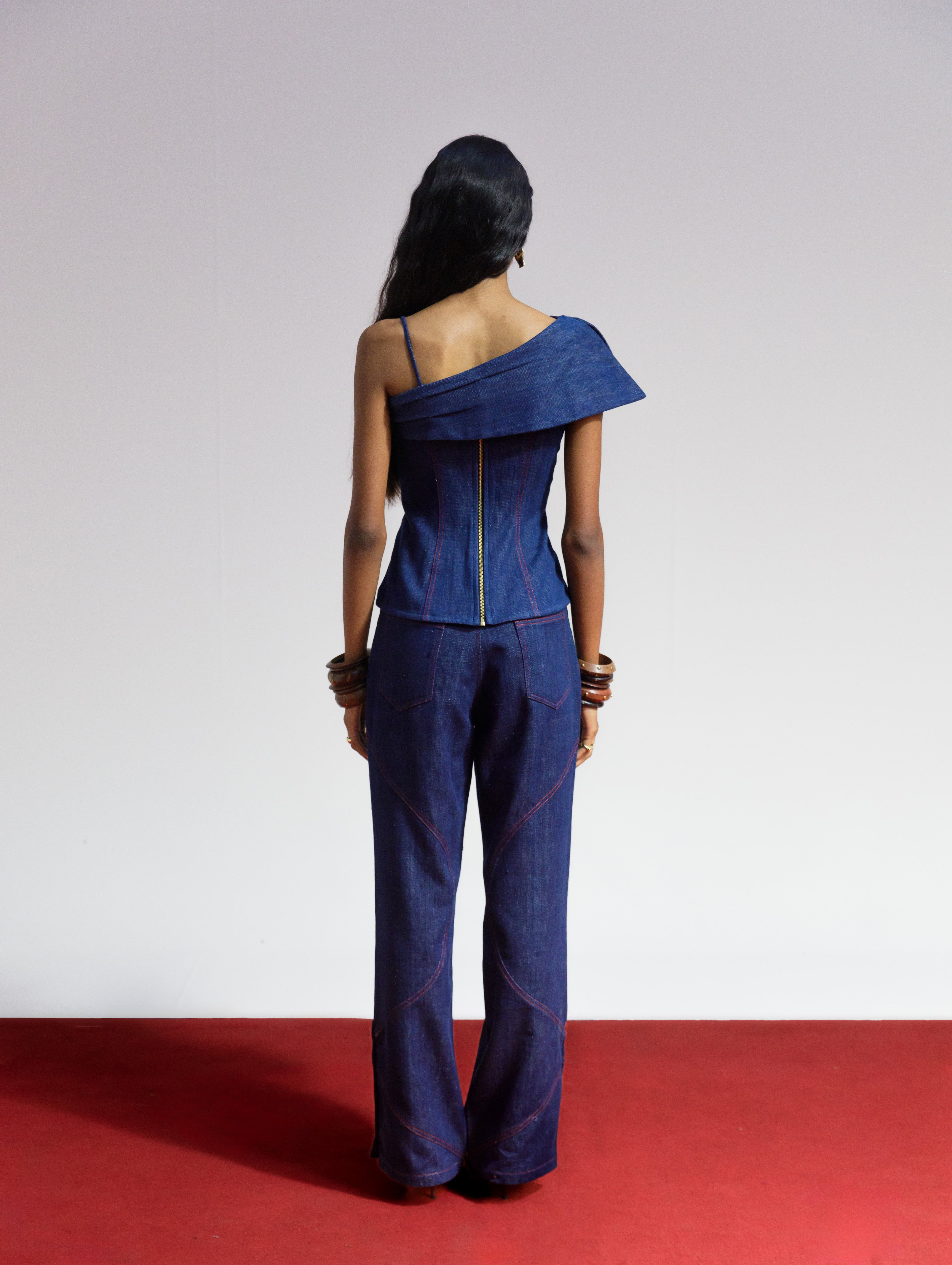 Indigo Denim Top