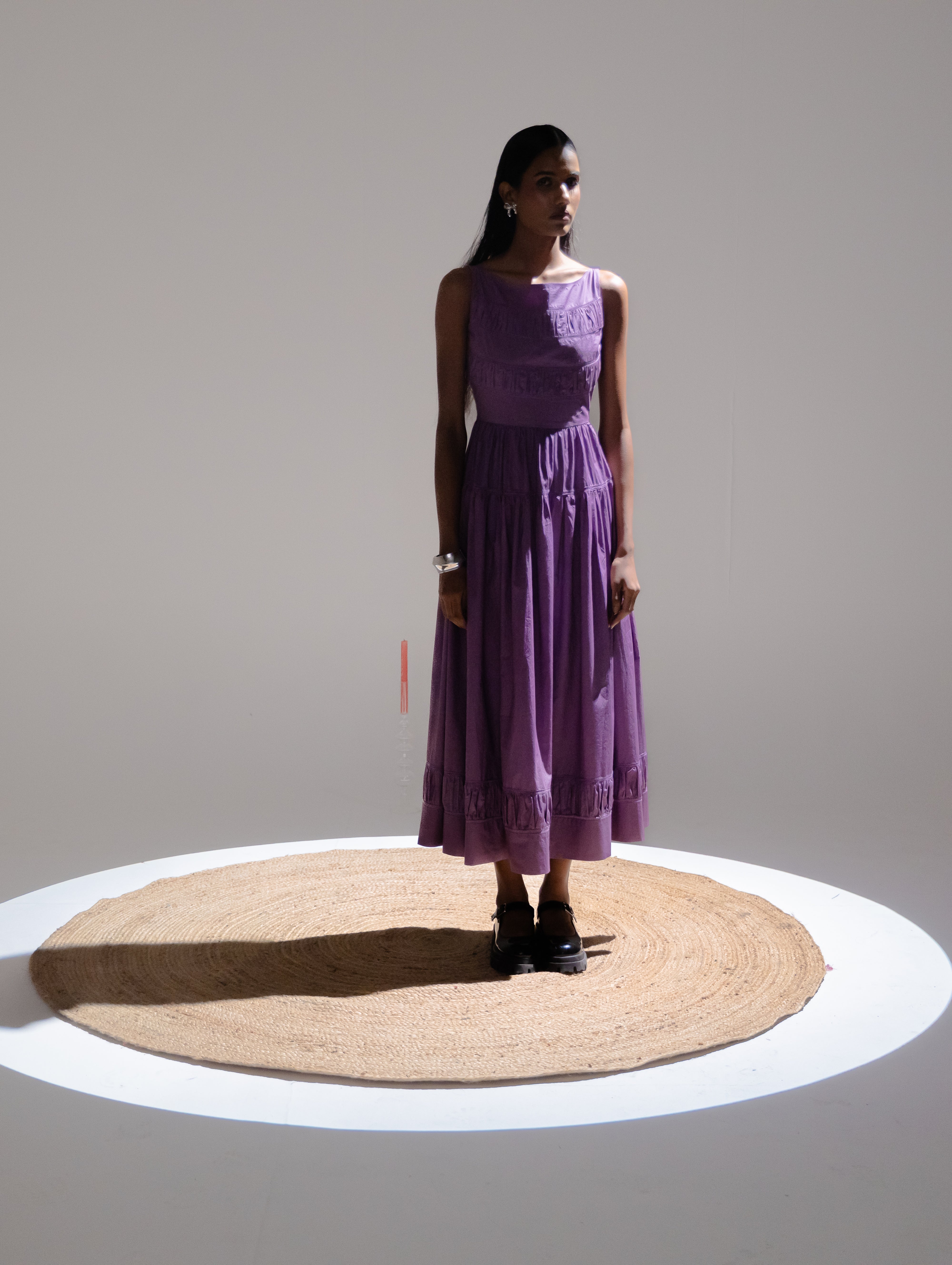 Smocked Midi Dress