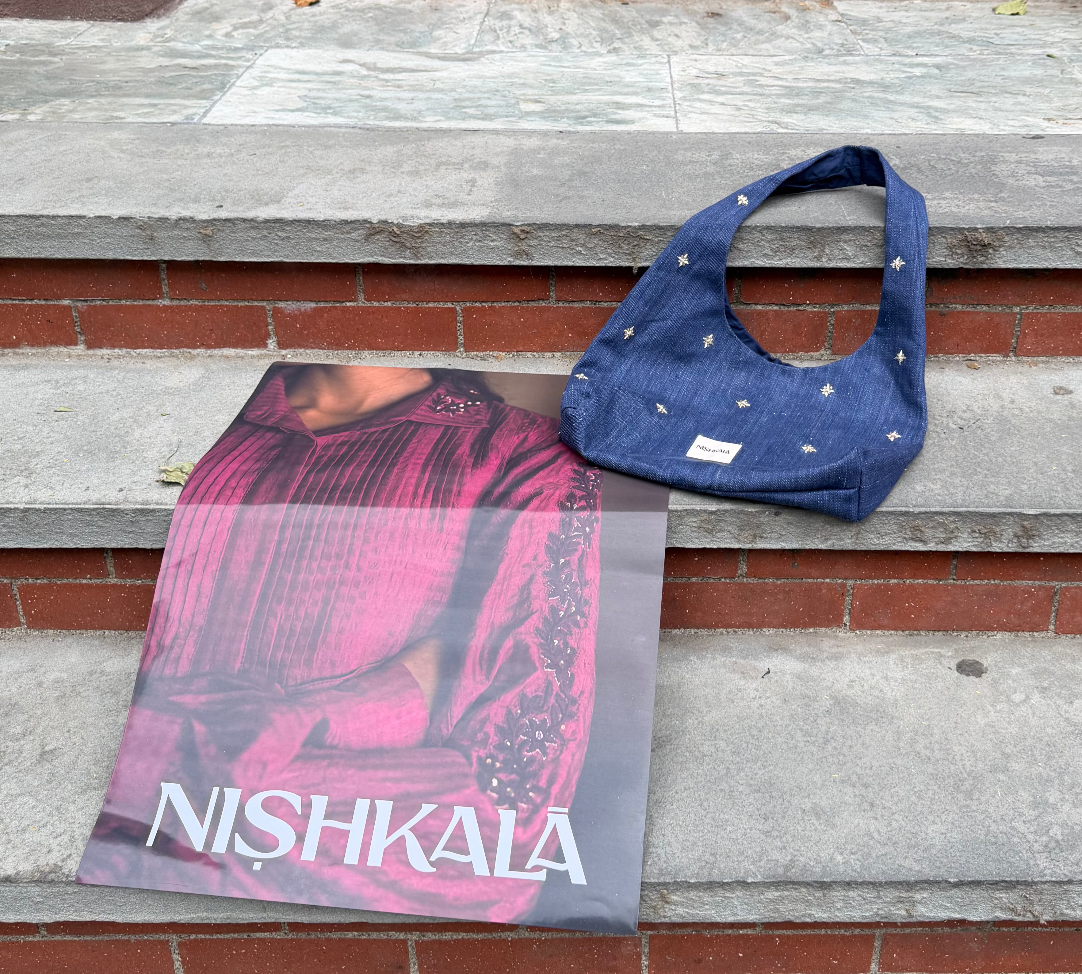 Handwoven Denim Tote